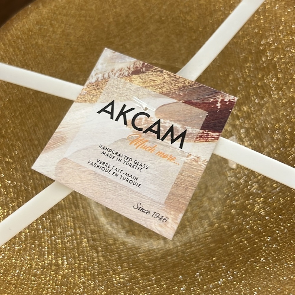 NWT - Akcam Turkish Metallic gold bowls set of 4 - Picture 3 of 5